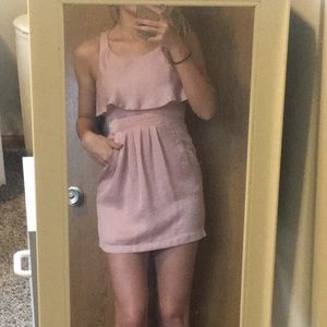 Blush Mini Cocktail Dress